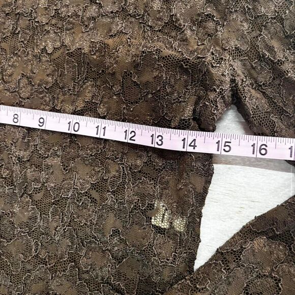 Brown Whimsical Lace long Sleeve - Picture 6 of 6